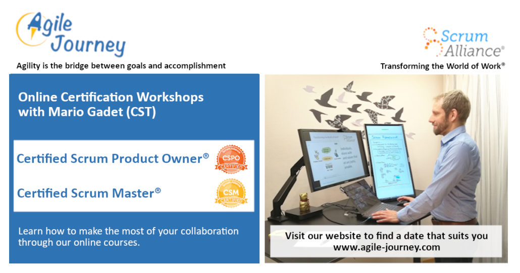 Agile Journey Certified Scrum Online Workshops